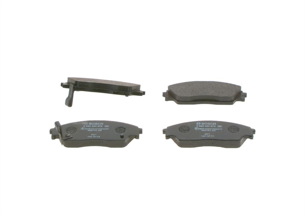 Bosch 0 986 460 972 Brake Pad Set, disc brake 0986460972
