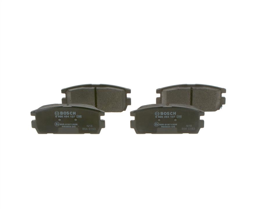 Bosch 0 986 494 137 Brake Pad Set, disc brake 0986494137