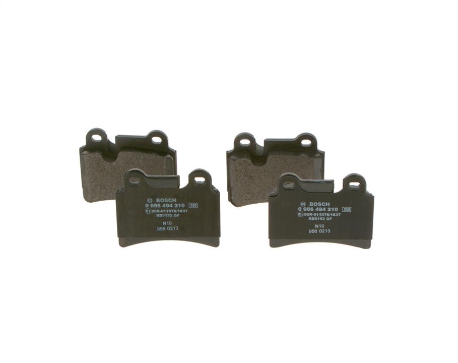 Bosch 0 986 494 210 Brake Pad Set, disc brake 0986494210