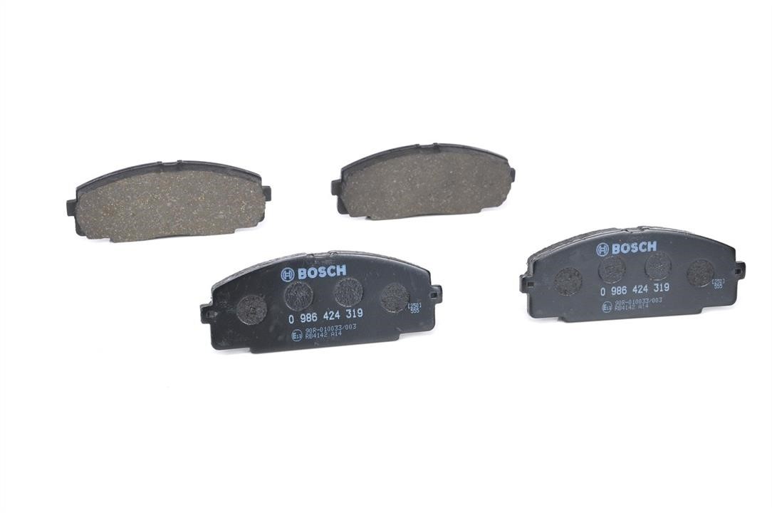 Brake Pad Set, disc brake Bosch 0 986 424 319