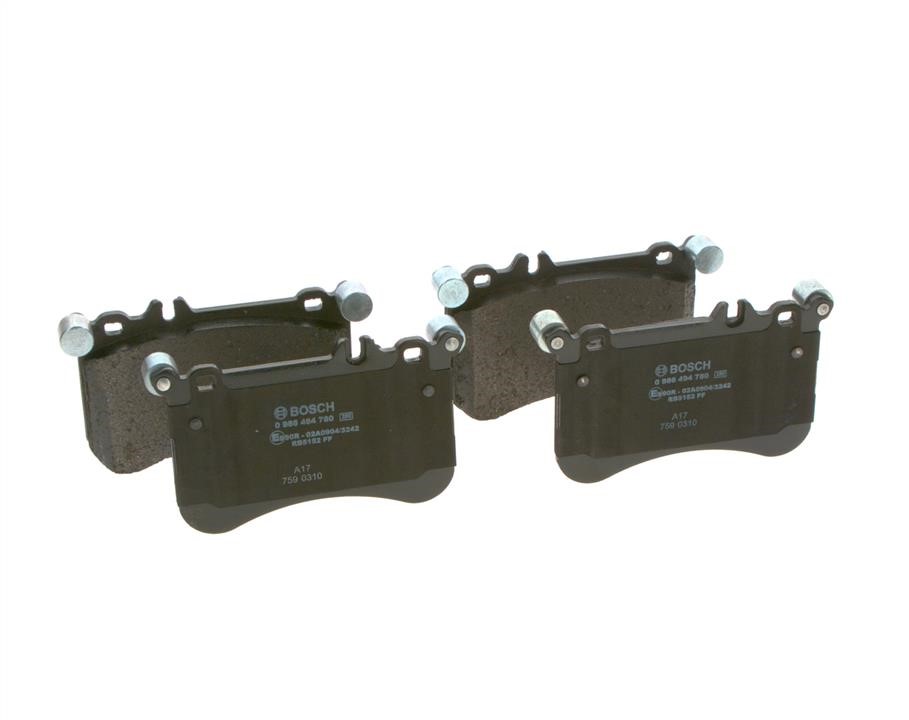 Brake pad set Bosch 0 986 494 780