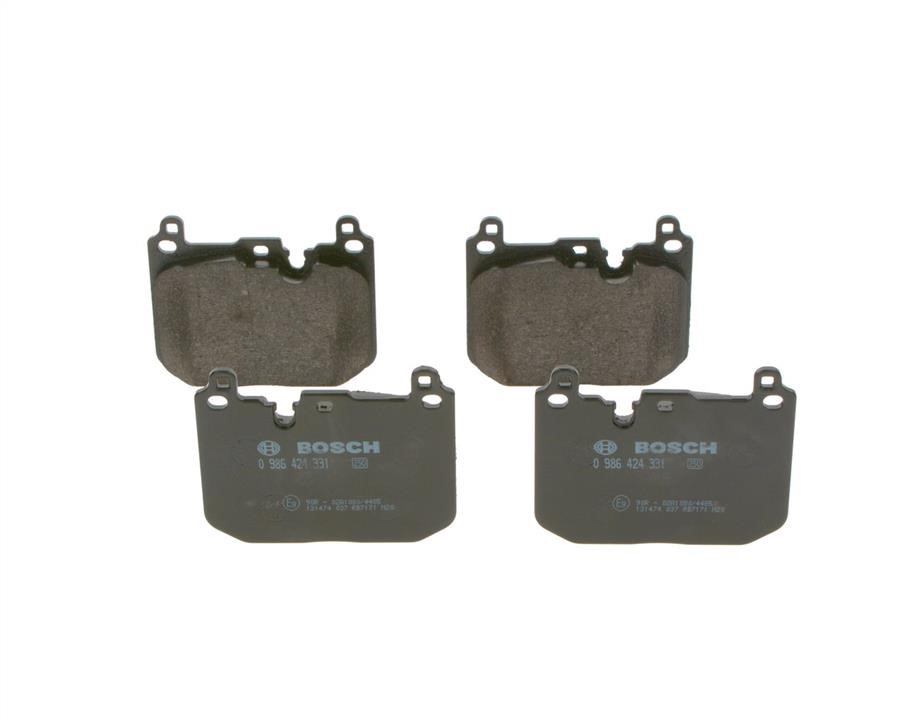 Bosch 0 986 424 331 Brake Pad Set, disc brake 0986424331