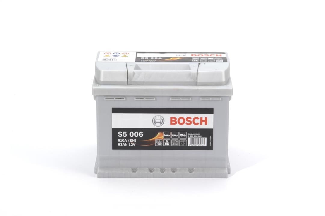 Bosch 0 092 S50 060 Battery Bosch 12V 63Ah 610A(EN) L+ 0092S50060