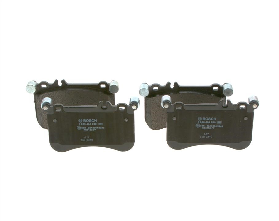 Bosch 0 986 494 780 Brake Pad Set, disc brake 0986494780