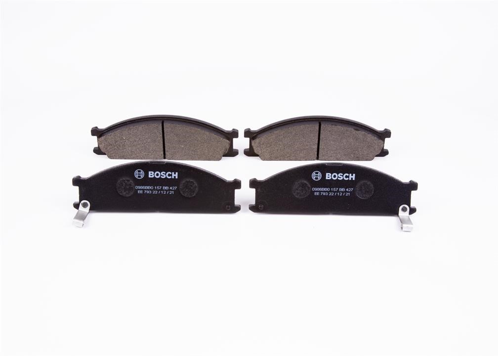 Bosch 0 986 BB0 157 Brake Pad Set, disc brake 0986BB0157