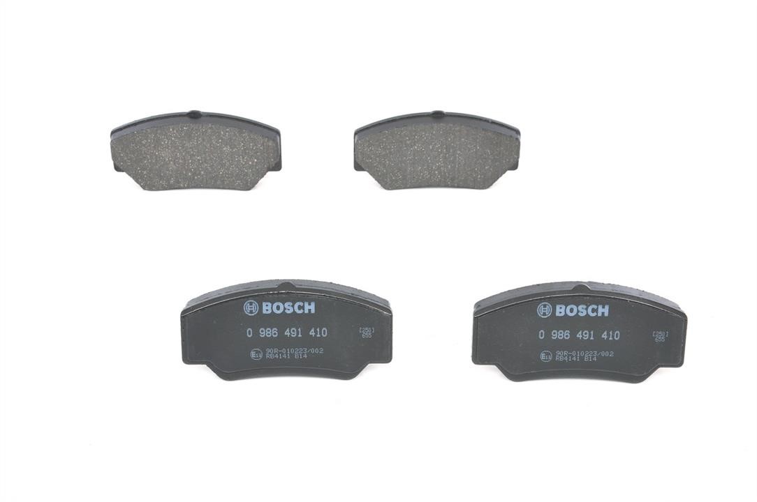 Bosch 0 986 491 410 Brake Pad Set, disc brake 0986491410