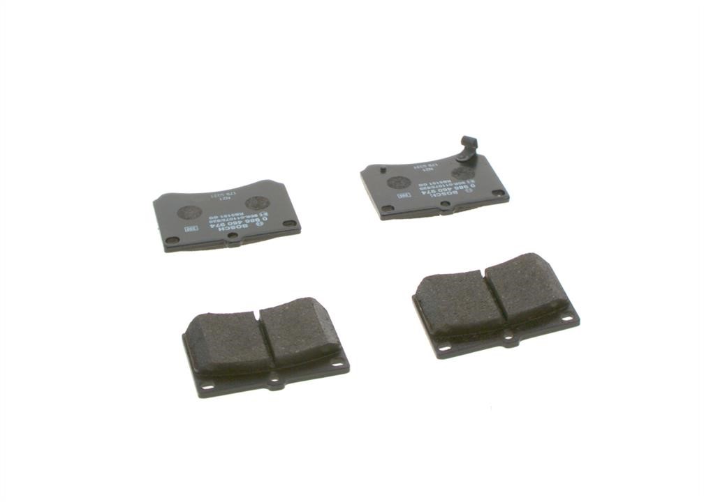 Brake pad set Bosch 0 986 460 974