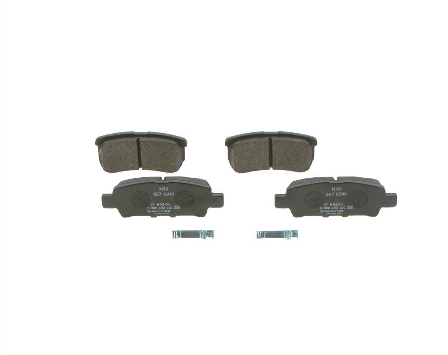 Bosch Rear brake pad set – price 94 PLN