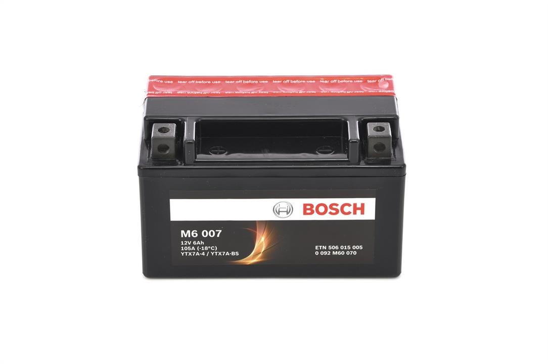 Bosch 0 092 M60 070 Battery Bosch 12V 6Ah 105A(EN) L+ 0092M60070