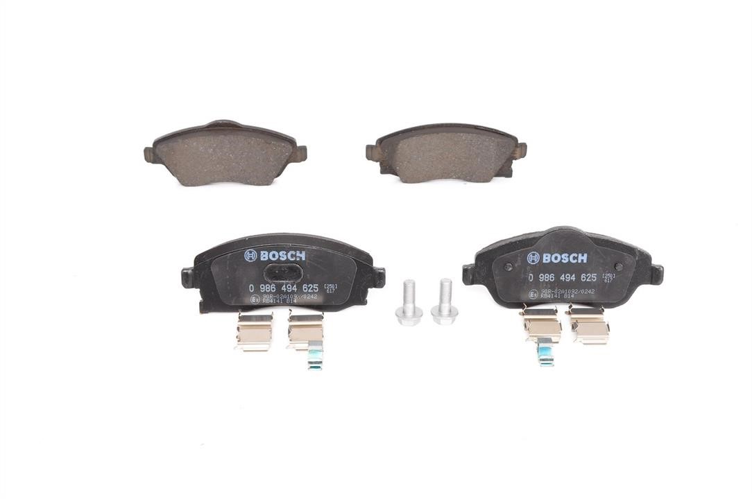 Bosch 0 986 494 625 Brake Pad Set, disc brake 0986494625