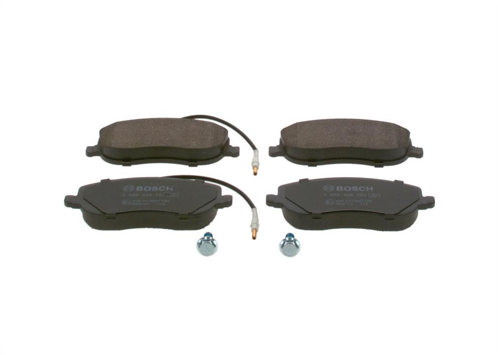 Bosch 0 986 424 789 Brake Pad Set, disc brake 0986424789