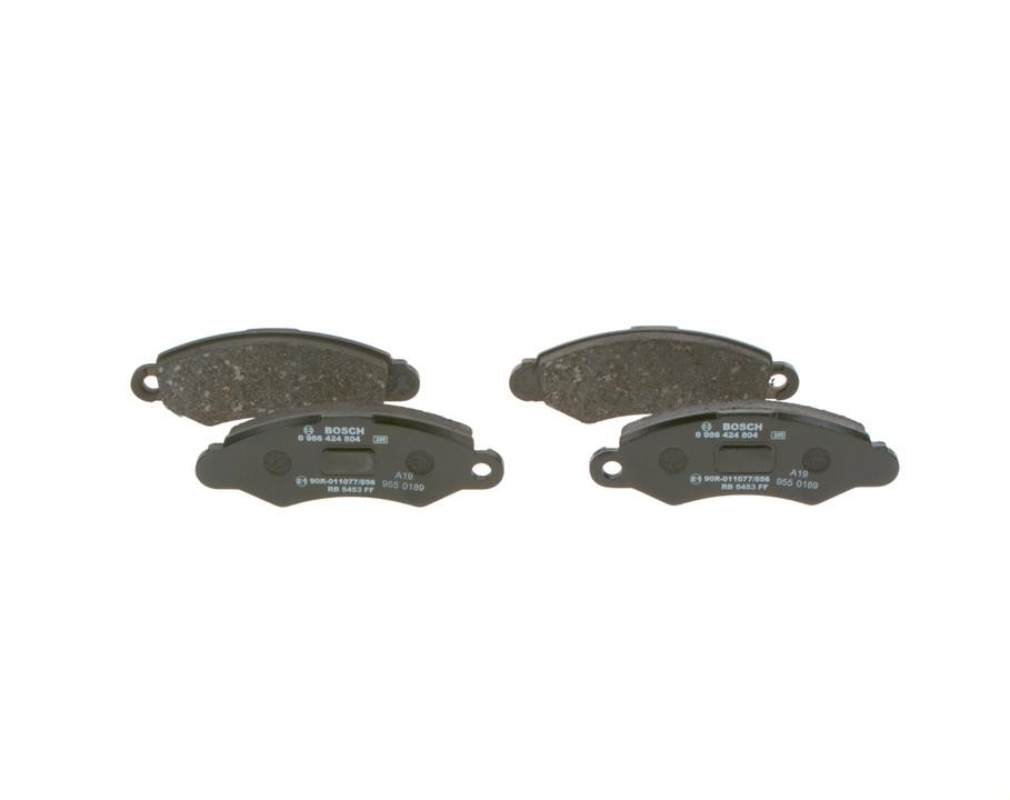 Bosch 0 986 424 804 Brake Pad Set, disc brake 0986424804