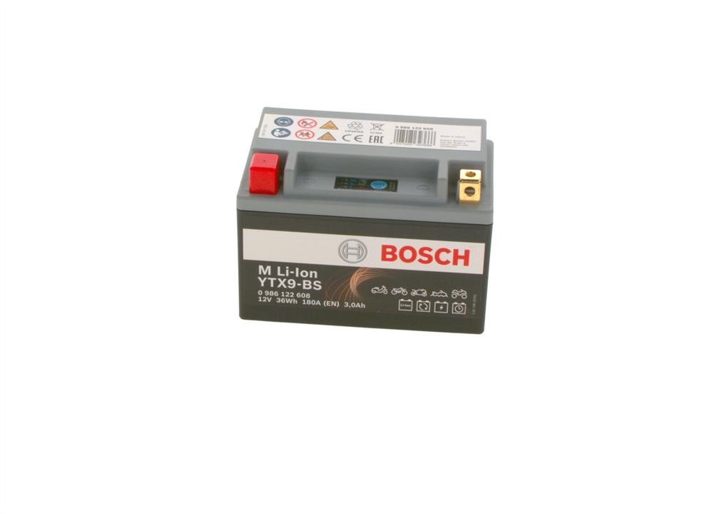 Bosch 0 986 122 608 Battery Bosch 12V 3Ah 180A(EN) L+ 0986122608