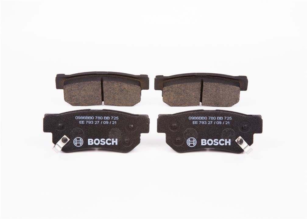 Bosch 0 986 BB0 780 Brake Pad Set, disc brake 0986BB0780