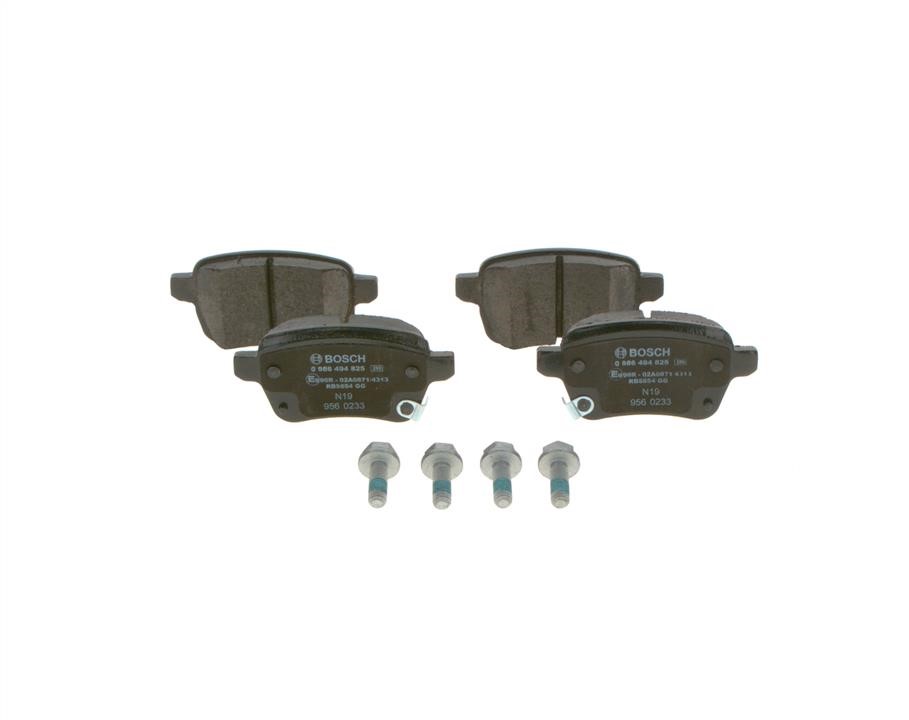 Bosch 0 986 494 825 Brake pad set 0986494825 0986494825 Bosch Brake pad set