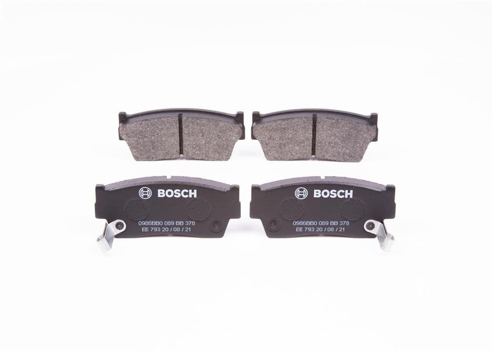 Bosch 0 986 BB0 089 Brake Pad Set, disc brake 0986BB0089