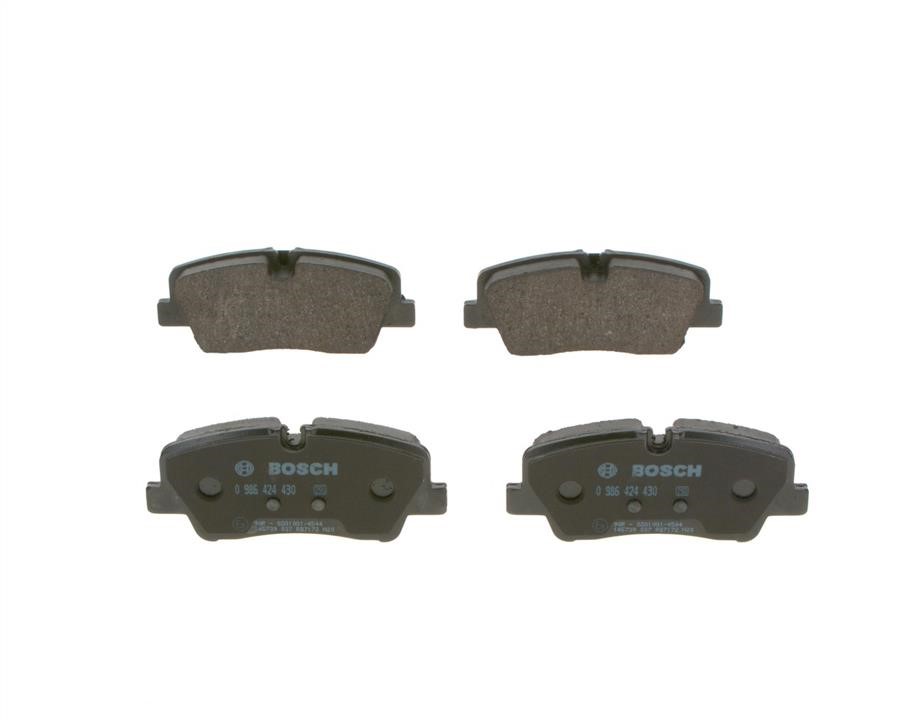 Bosch 0 986 424 430 Brake Pad Set, disc brake 0986424430