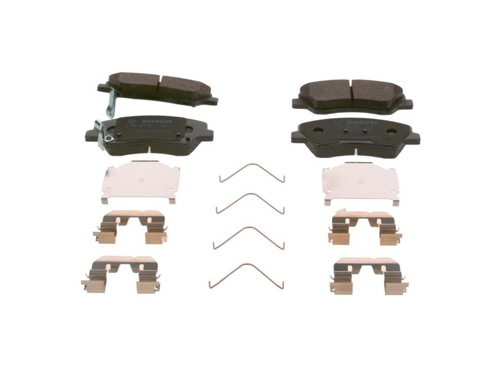 Brake pad kit Hyundai Verna: 0986424951 Bosch Brake pad set