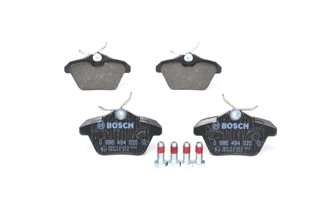 Bosch 0 986 494 020 Brake Pad Set, disc brake 0986494020