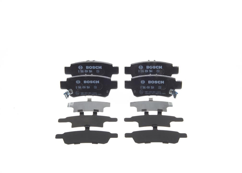 Bosch 0 986 494 964 Brake pad set 0986494964 0986494964 Bosch Brake pad set