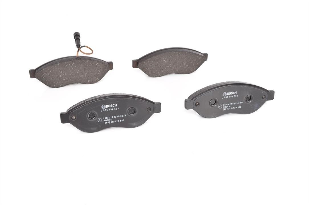 Brake pad set Bosch 0 986 494 591