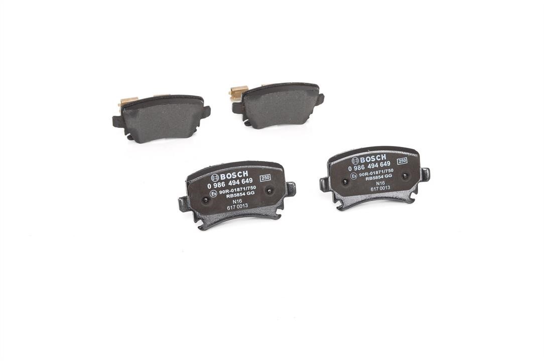 Brake pad set Bosch 0 986 494 649