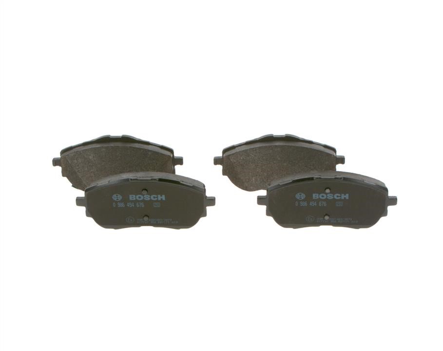 Bosch 0 986 494 676 Brake Pad Set, disc brake 0986494676