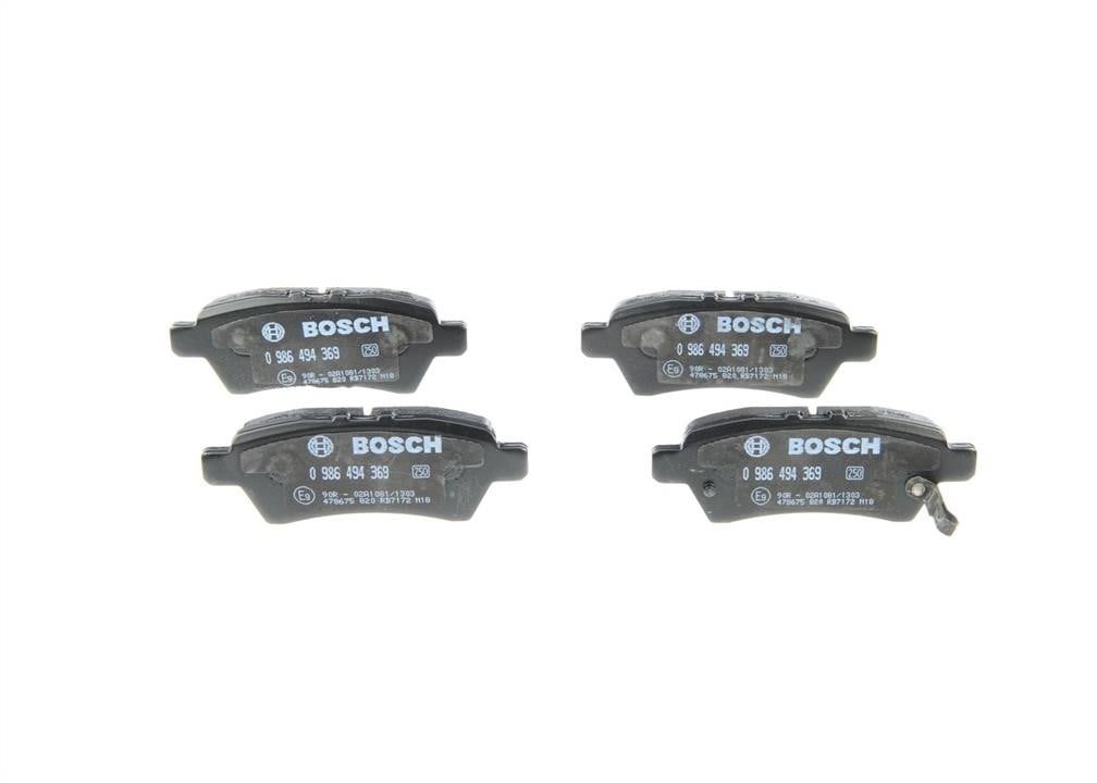 Bosch 0 986 494 369 Brake Pad Set, disc brake 0986494369