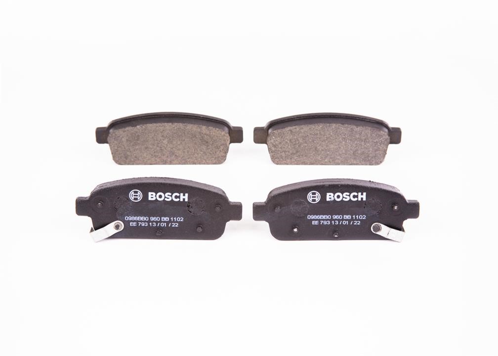 Bosch 0 986 BB0 960 Brake Pad Set, disc brake 0986BB0960
