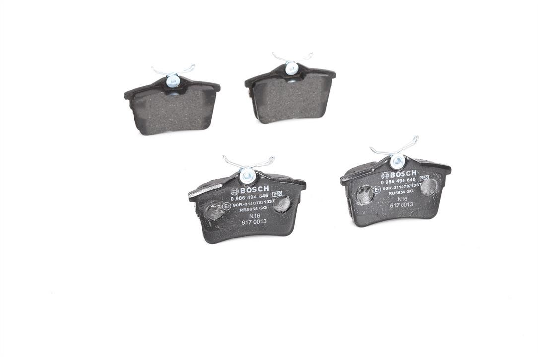 Brake pad set Bosch 0 986 494 646