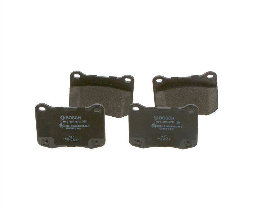 Bosch 0 986 494 872 Brake Pad Set, disc brake 0986494872