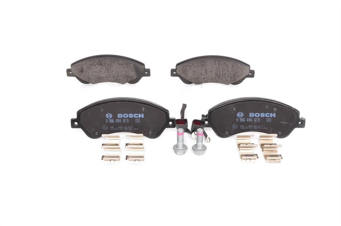 Bosch 0 986 494 613 Brake Pad Set, disc brake 0986494613