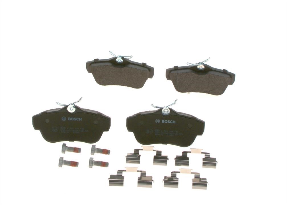 Brake pad kit Fiat Scudo: 0986494192 Bosch Brake pad set