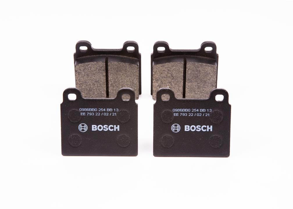 Bosch 0 986 BB0 254 Brake Pad Set, disc brake 0986BB0254