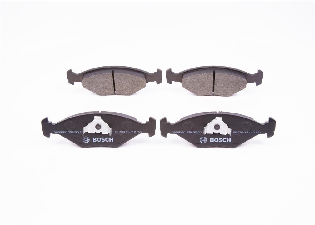 Bosch 0 986 BB0 259 Brake Pad Set, disc brake 0986BB0259