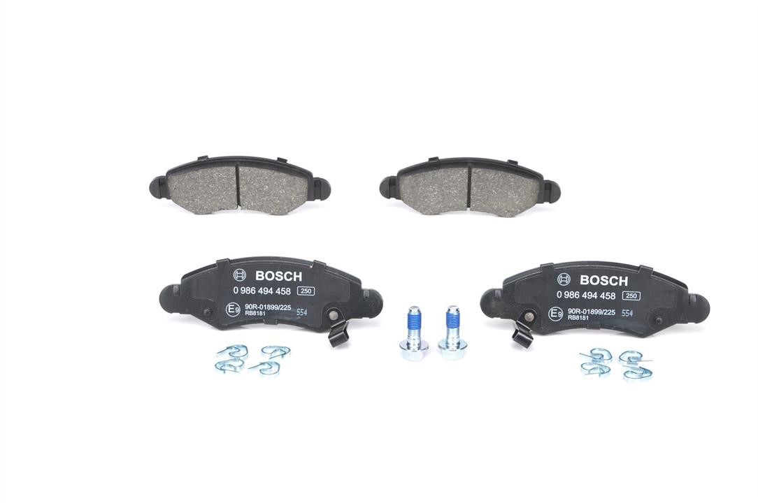 Bosch 0 986 494 458 Brake Pad Set, disc brake 0986494458