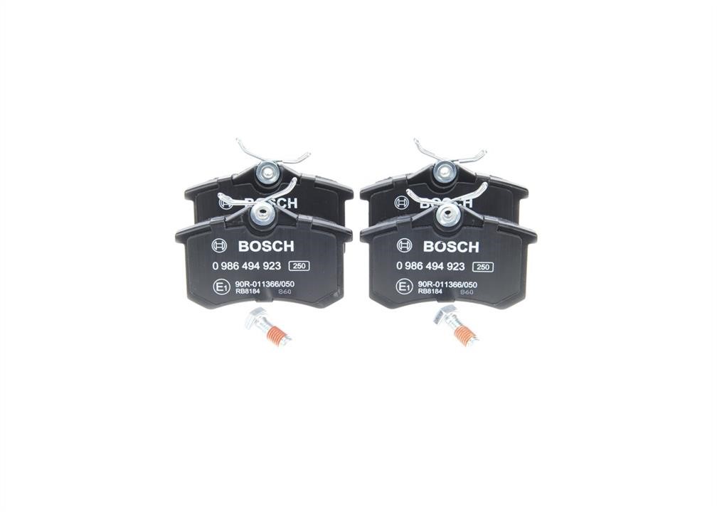 Bosch 0 986 494 923 Brake Pad Set, disc brake 0986494923