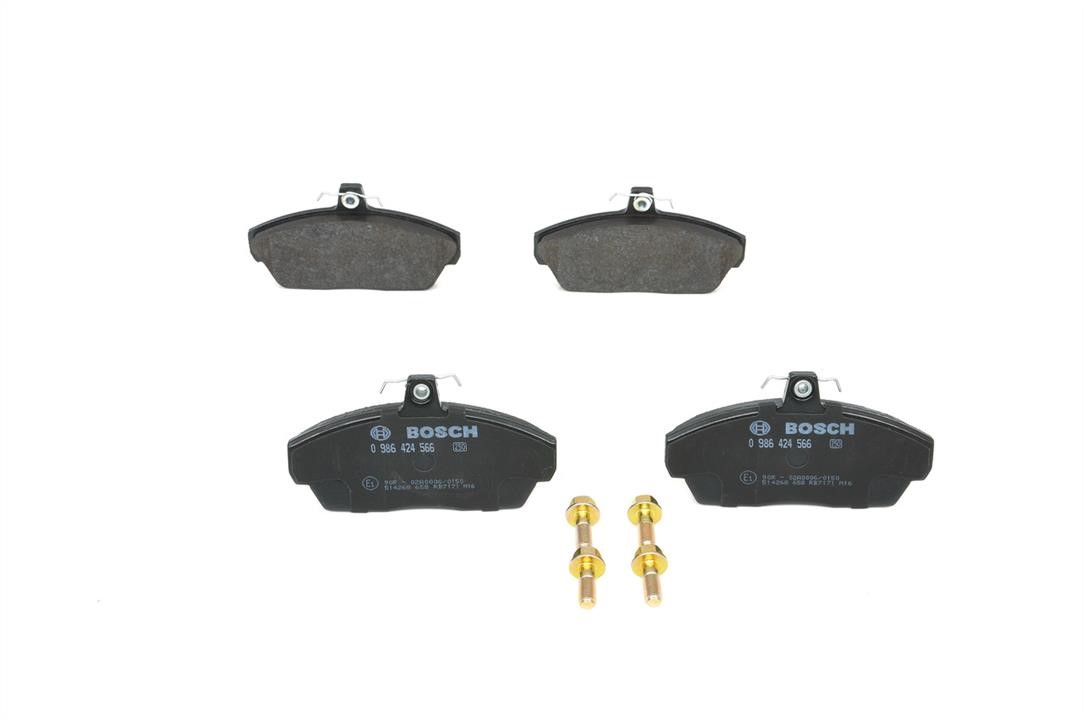 Bosch 0 986 424 566 Brake Pad Set, disc brake 0986424566