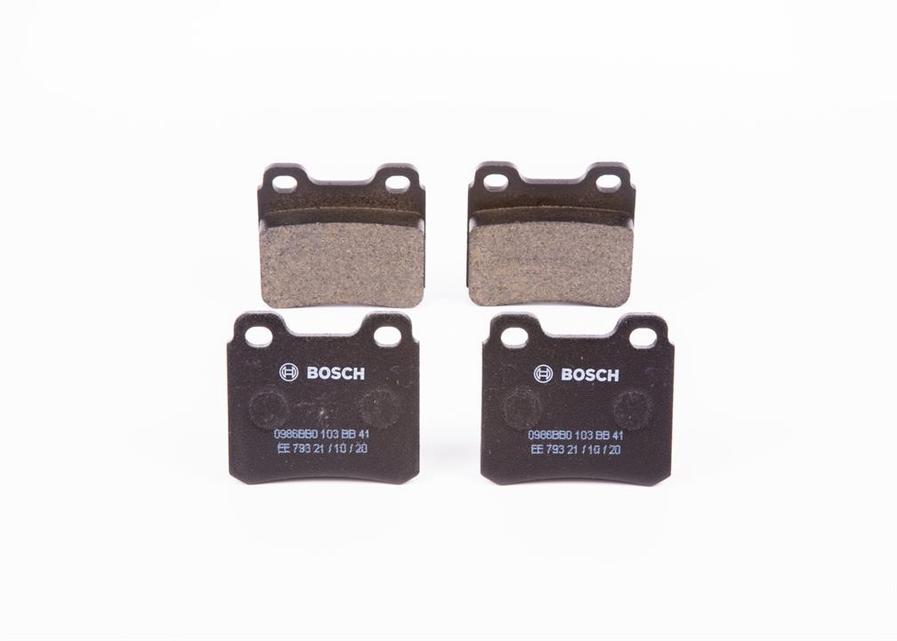 Bosch 0 986 BB0 103 Brake Pad Set, disc brake 0986BB0103