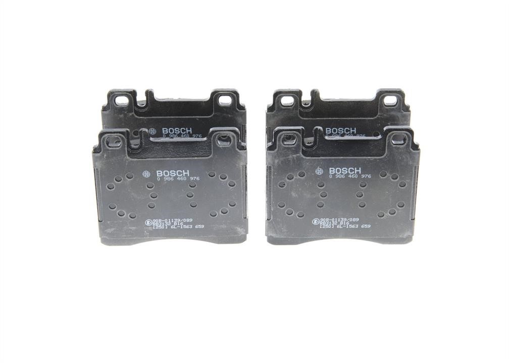 Bosch 0 986 460 976 Brake Pad Set, disc brake 0986460976