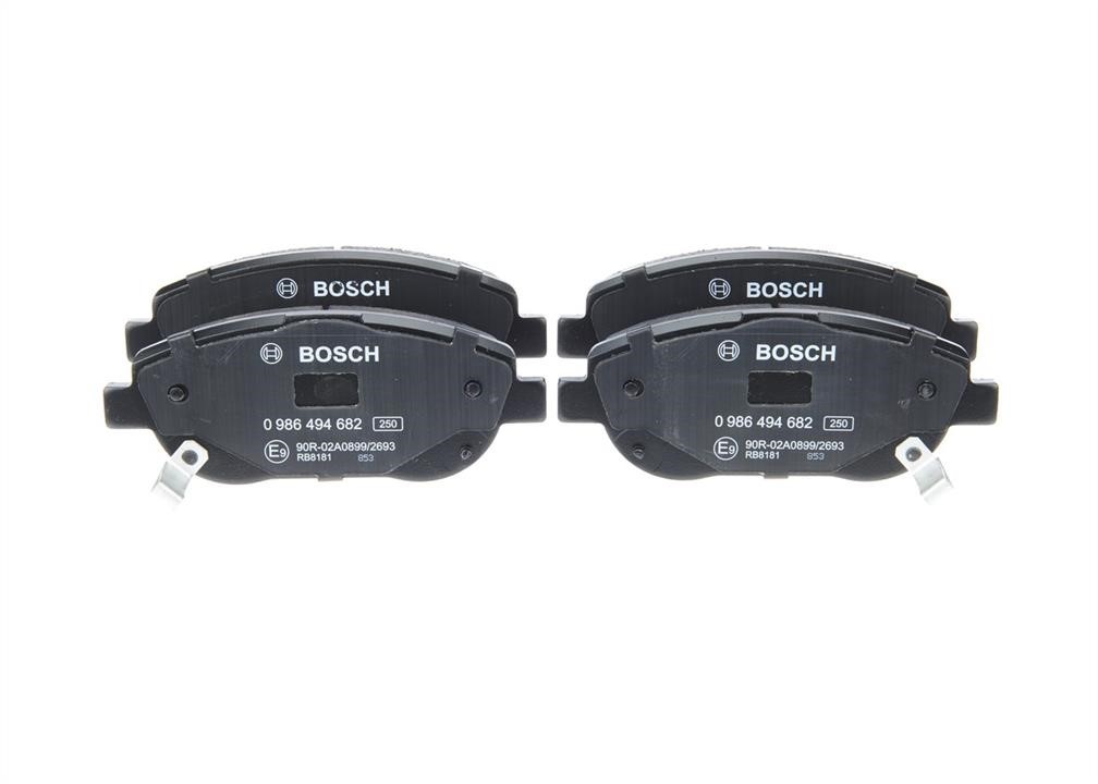 Bosch 0 986 494 682 Brake Pad Set, disc brake 0986494682