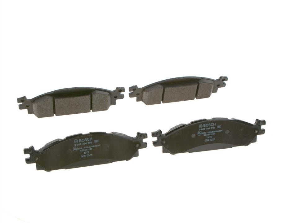 Brake pad set Bosch 0 986 494 758