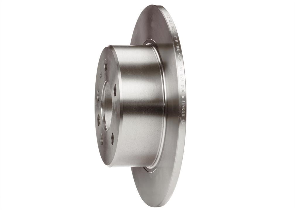 Rear brake disc, non-ventilated Bosch 0 986 478 199