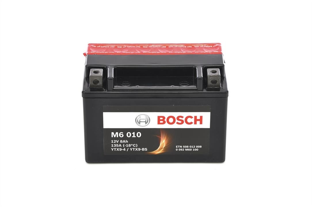 Bosch 0 092 M60 100 Battery Bosch 12V 8Ah 135A(EN) L+ 0092M60100