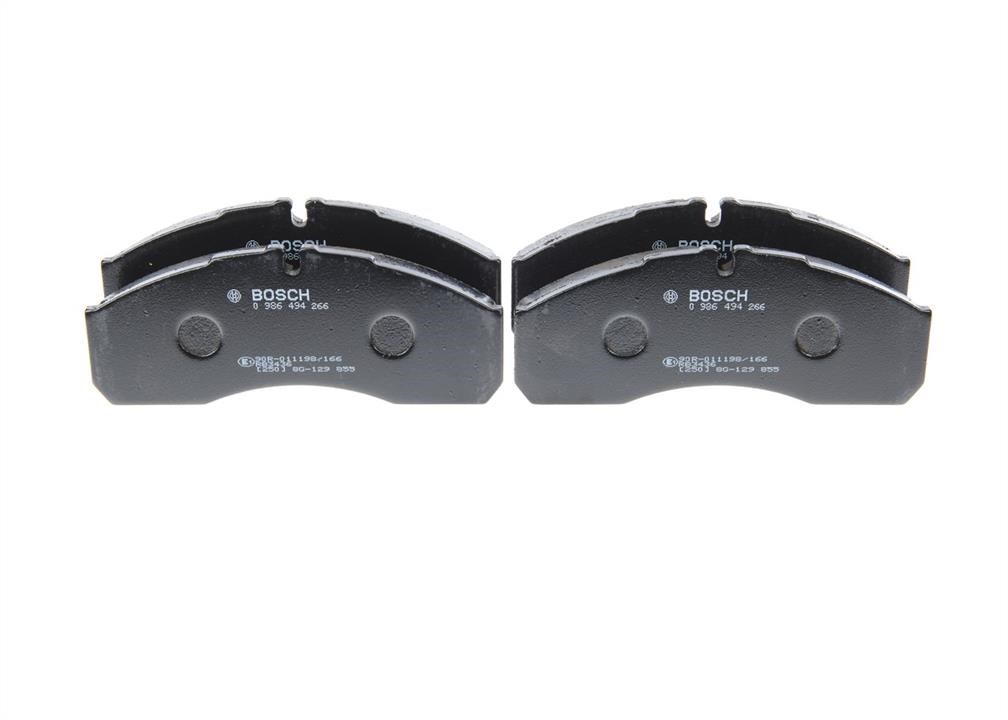 Bosch 0 986 494 266 Brake Pad Set, disc brake 0986494266