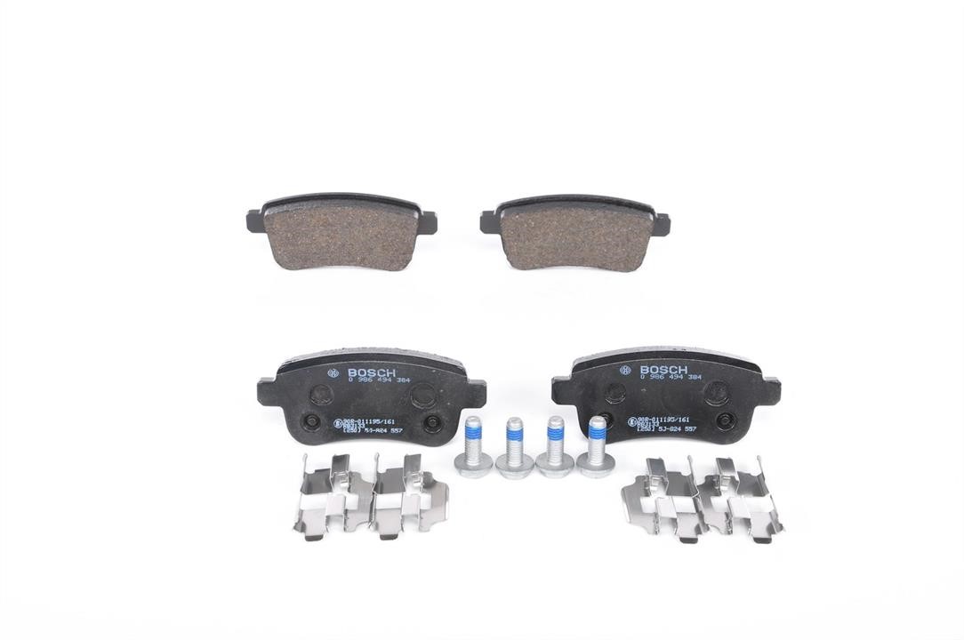 Bosch 0 986 494 384 Brake Pad Set, disc brake 0986494384