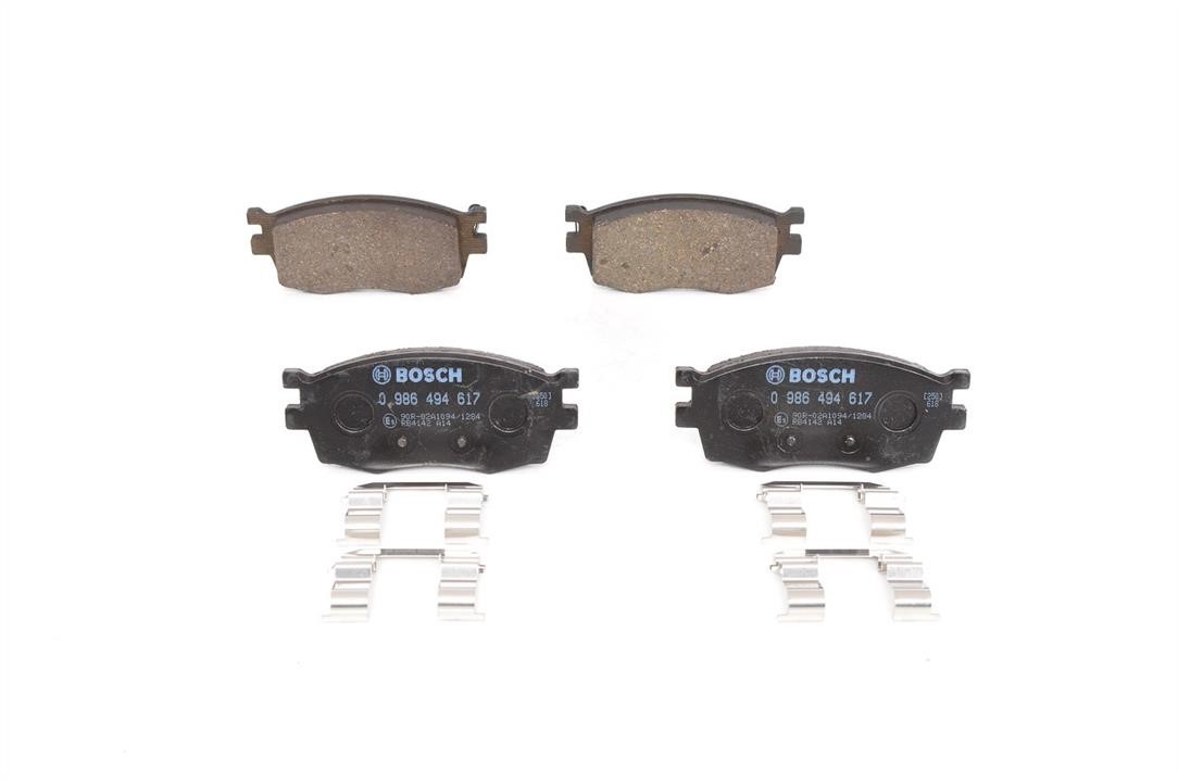 Bosch 0 986 494 617 Brake Pad Set, disc brake 0986494617