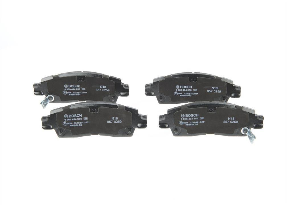 Bosch 0 986 494 858 Brake Pad Set, disc brake 0986494858