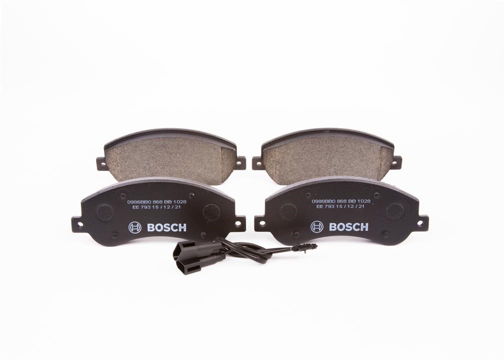 Bosch 0 986 BB0 868 Brake Pad Set, disc brake 0986BB0868