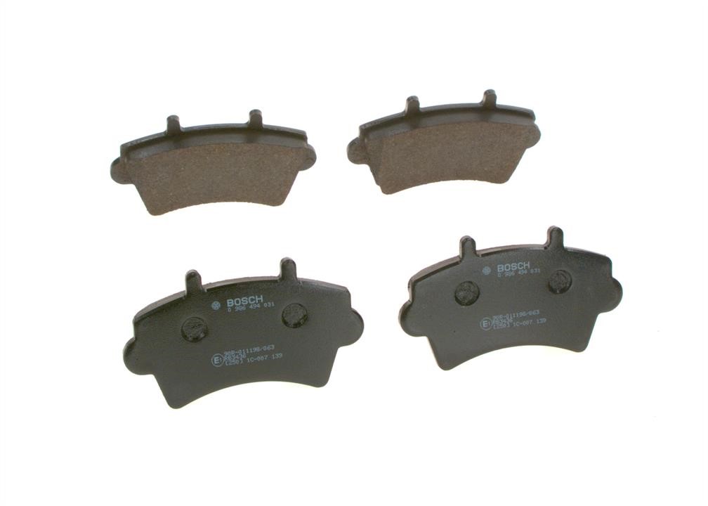 Brake Pad Set, disc brake Bosch 0 986 494 031